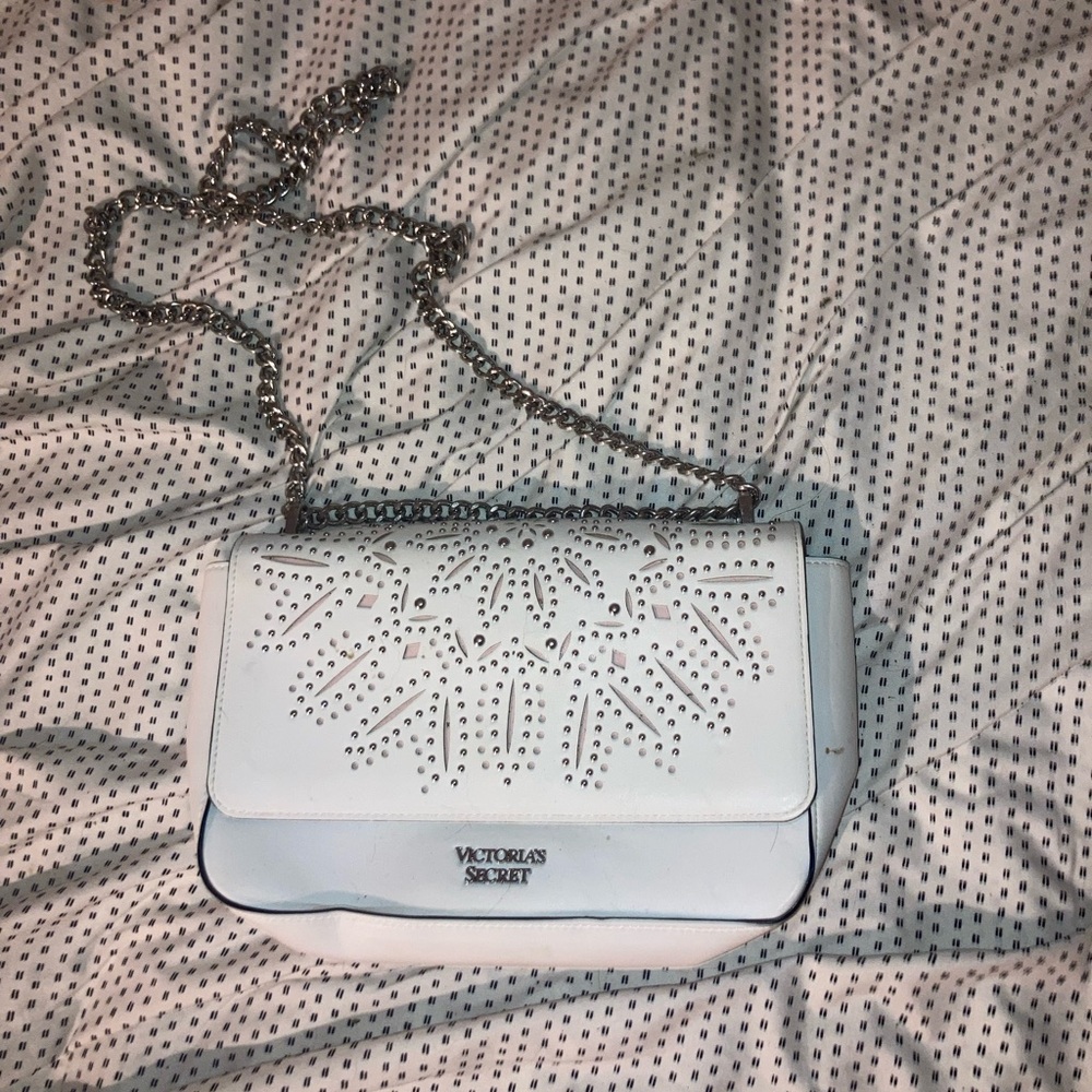 Victoria's Secret White Crossbody Bag